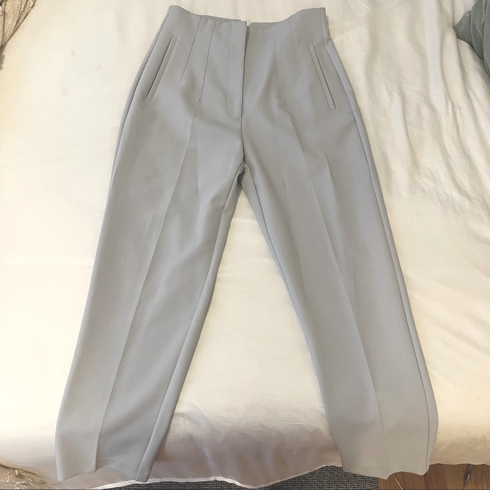 Zara High Waisted Tapered Trousers